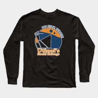 Utinni's Droid Salvage Retro Design Long Sleeve T-Shirt